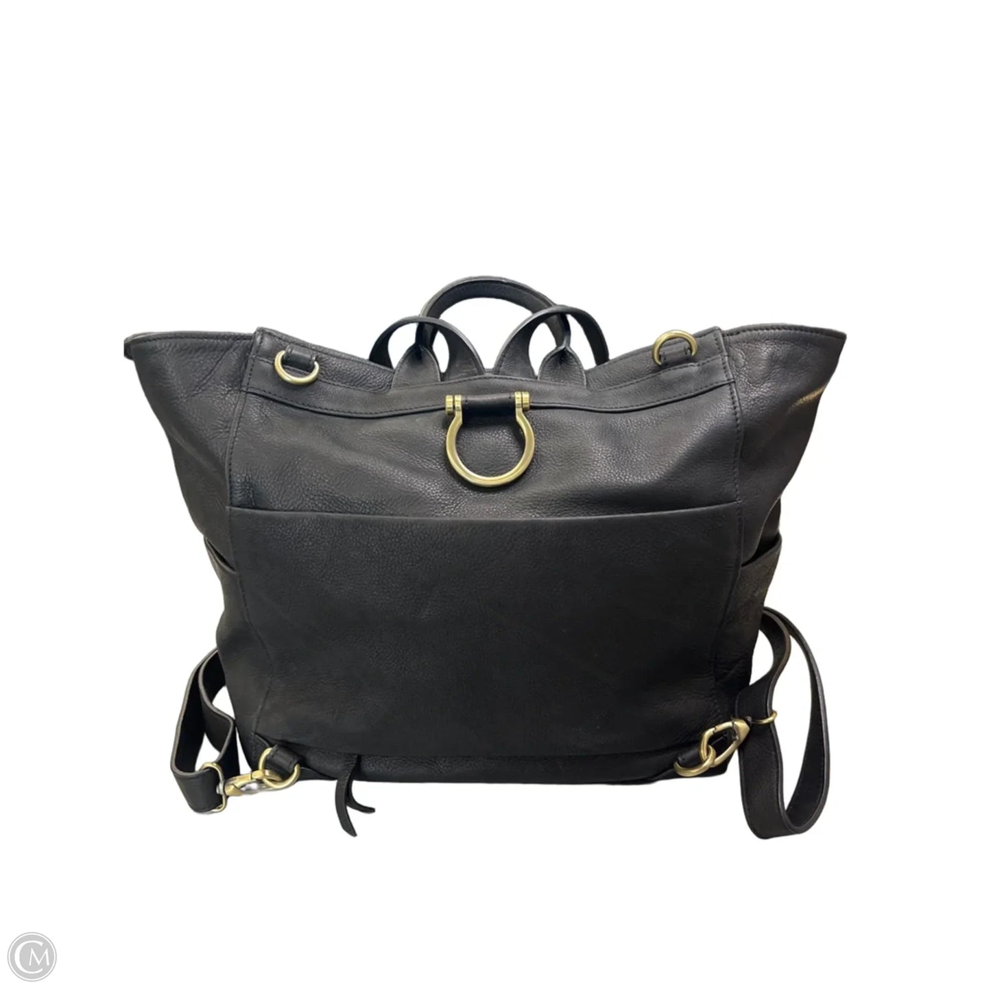 Tote Leather By Cma, Size: Large