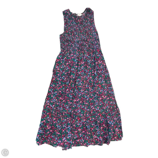 Dress Casual Midi By J. Crew In Floral Print, Size: S
