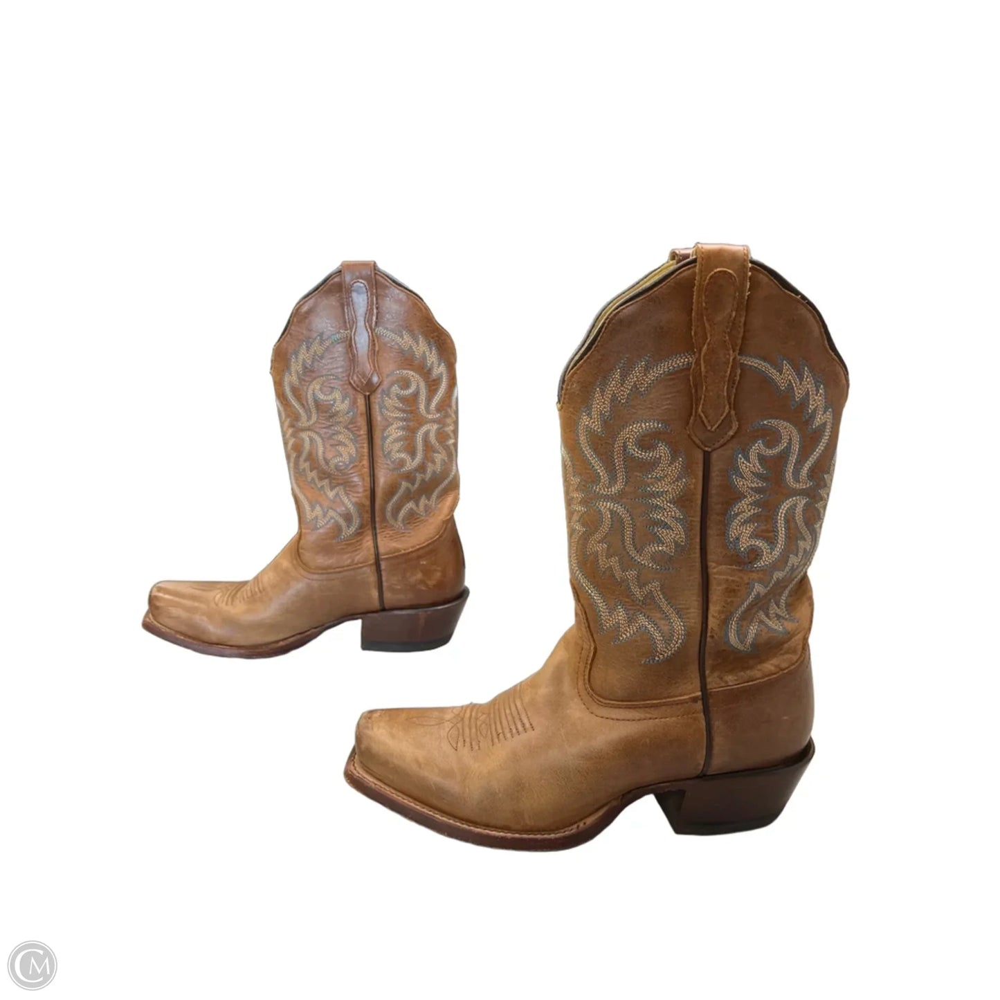 Boots Western By Clothes Mentor In Brown, Size: 8