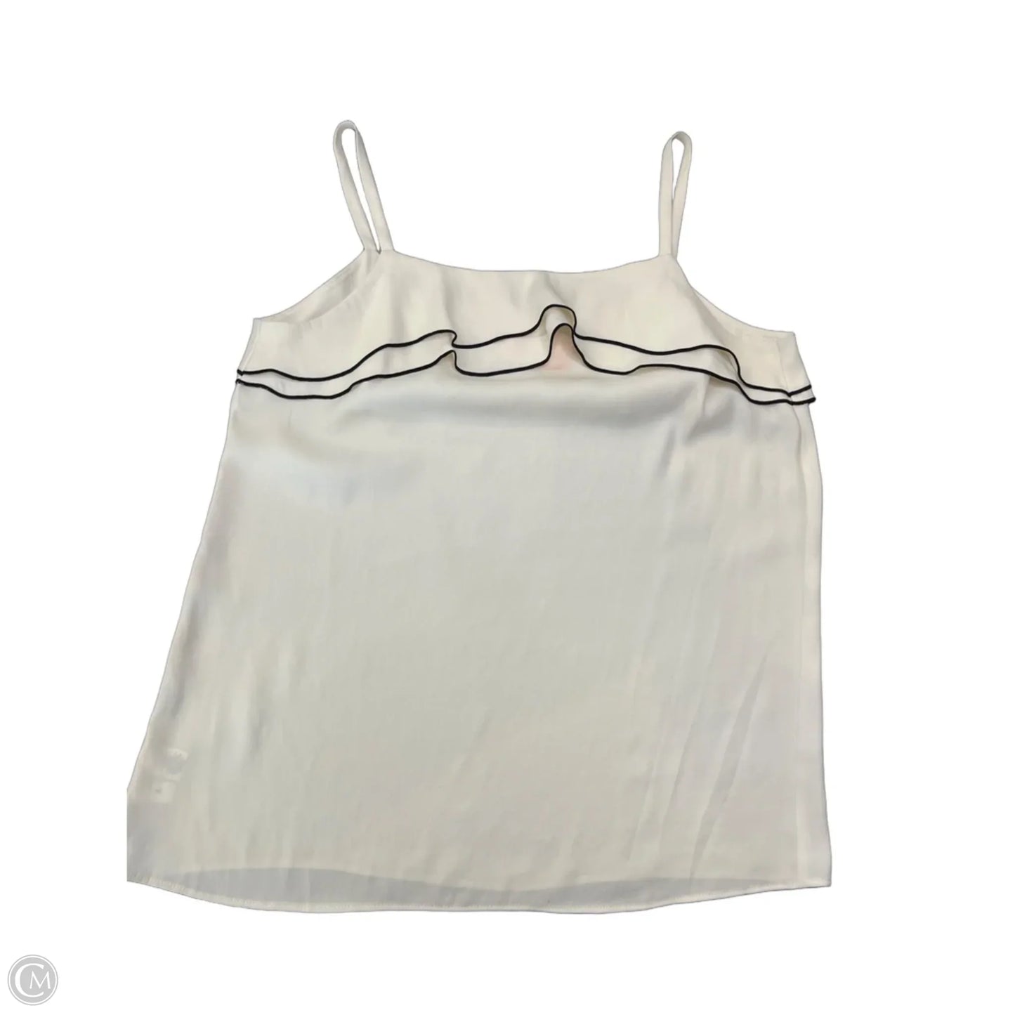 Blouse Sleeveless By Loft In Ivory, Size: Xs