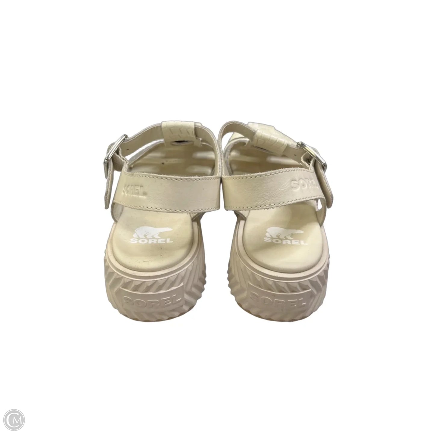 Sandals Heels Platform By Sorel In White, Size: 8