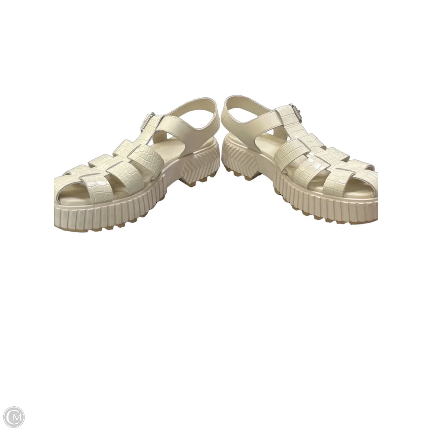Sandals Heels Platform By Sorel In White, Size: 8