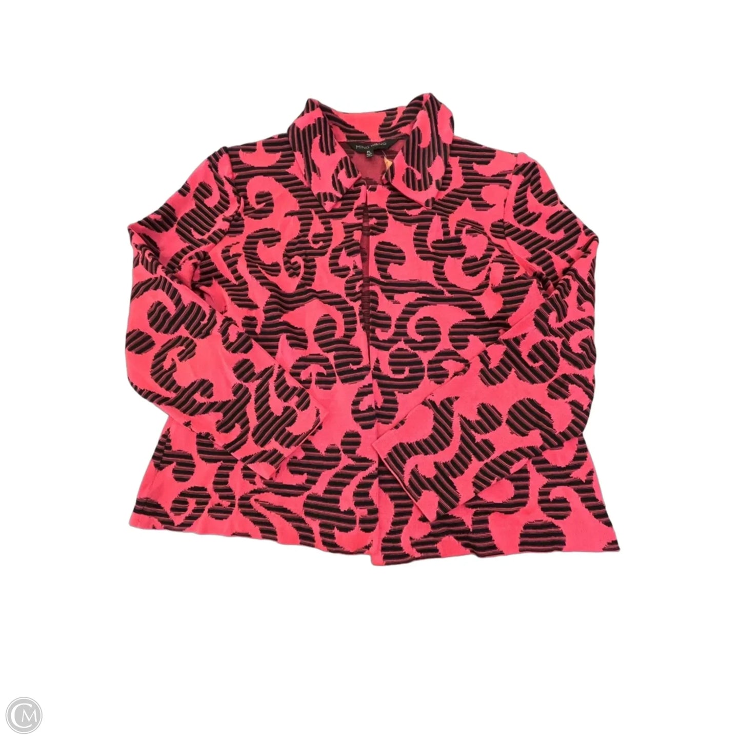 Blazer By Ming Wang In Pink, Size: Lp