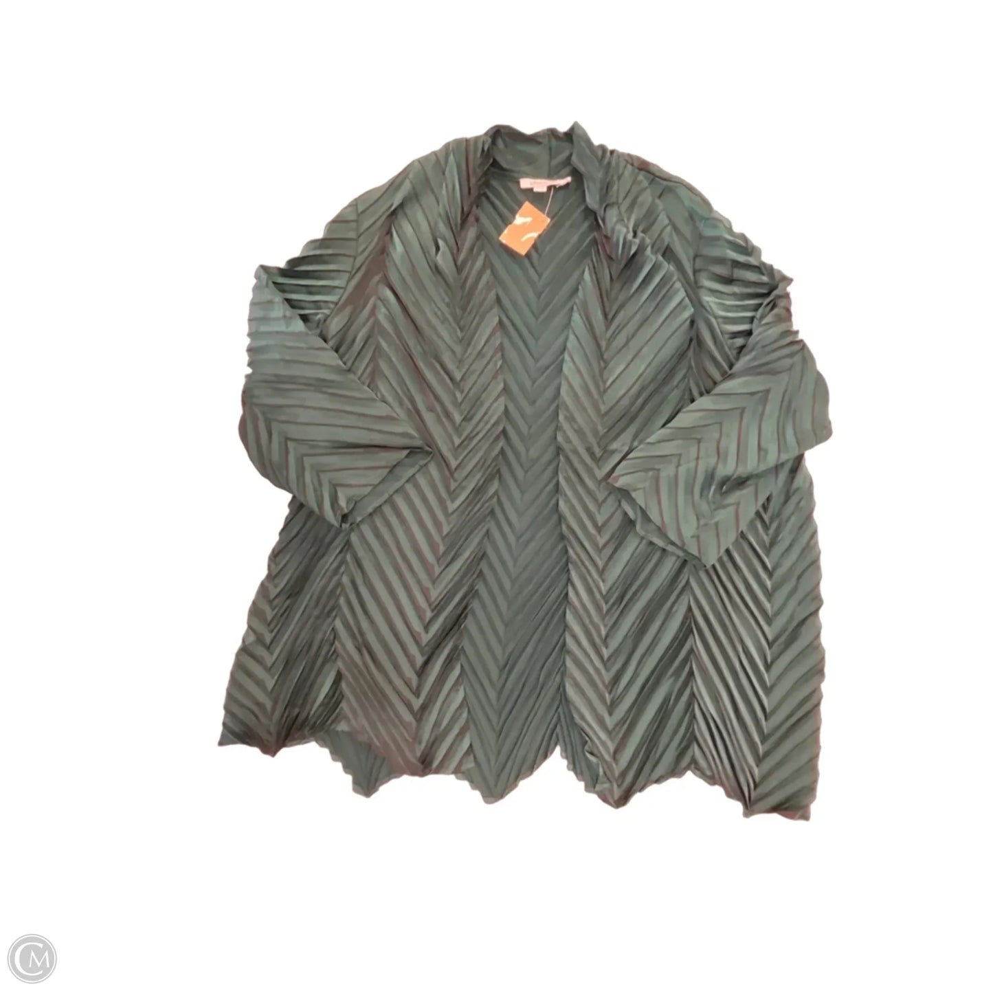 Cardigan By Chicos In Green, Size: Xl