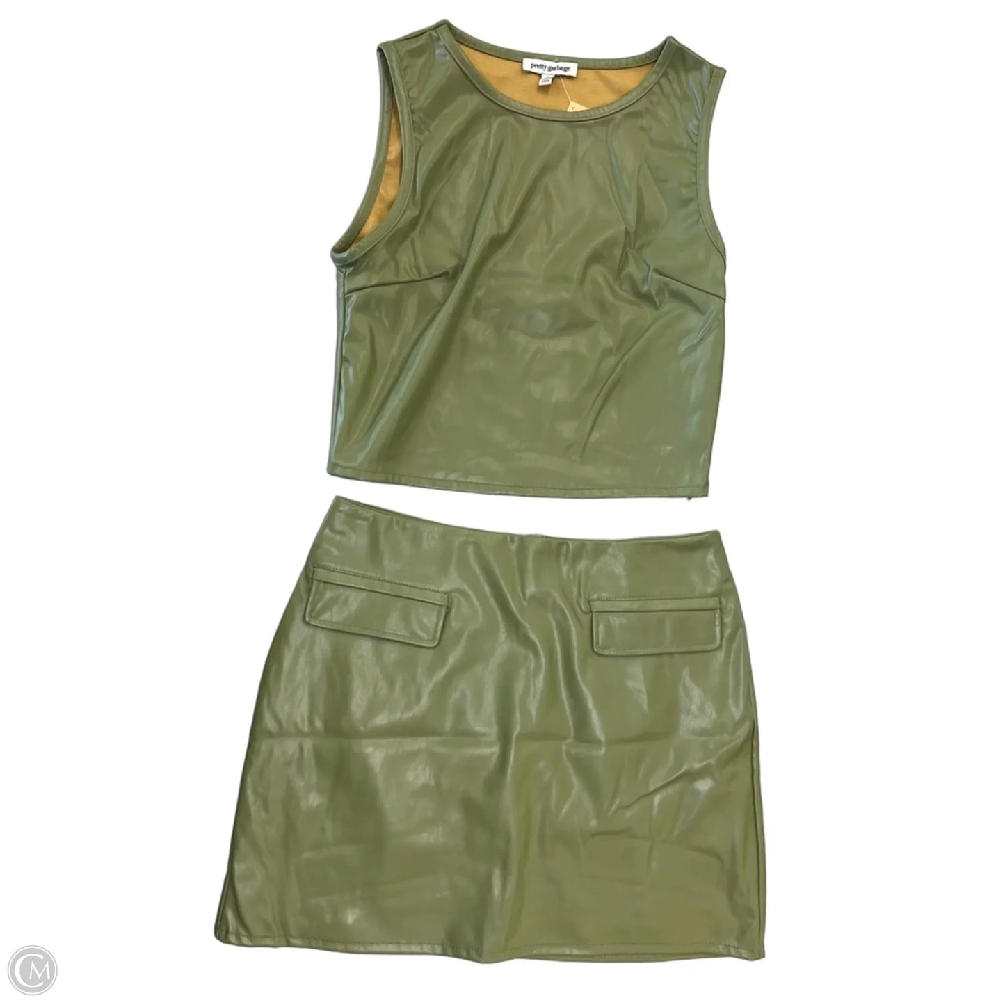 Skirt Set 2pc By Prettygarden In Green, Size: L