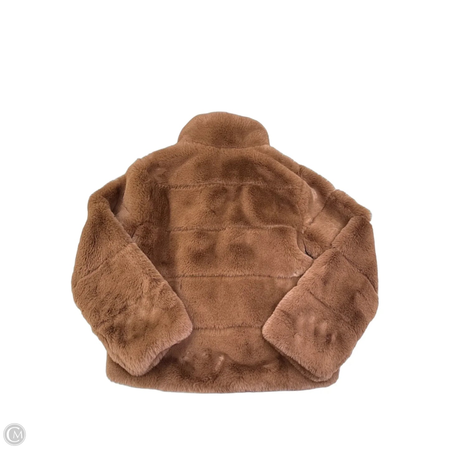 Coat Faux Fur & Sherpa By Clothes Mentor In Brown, Size: Xs