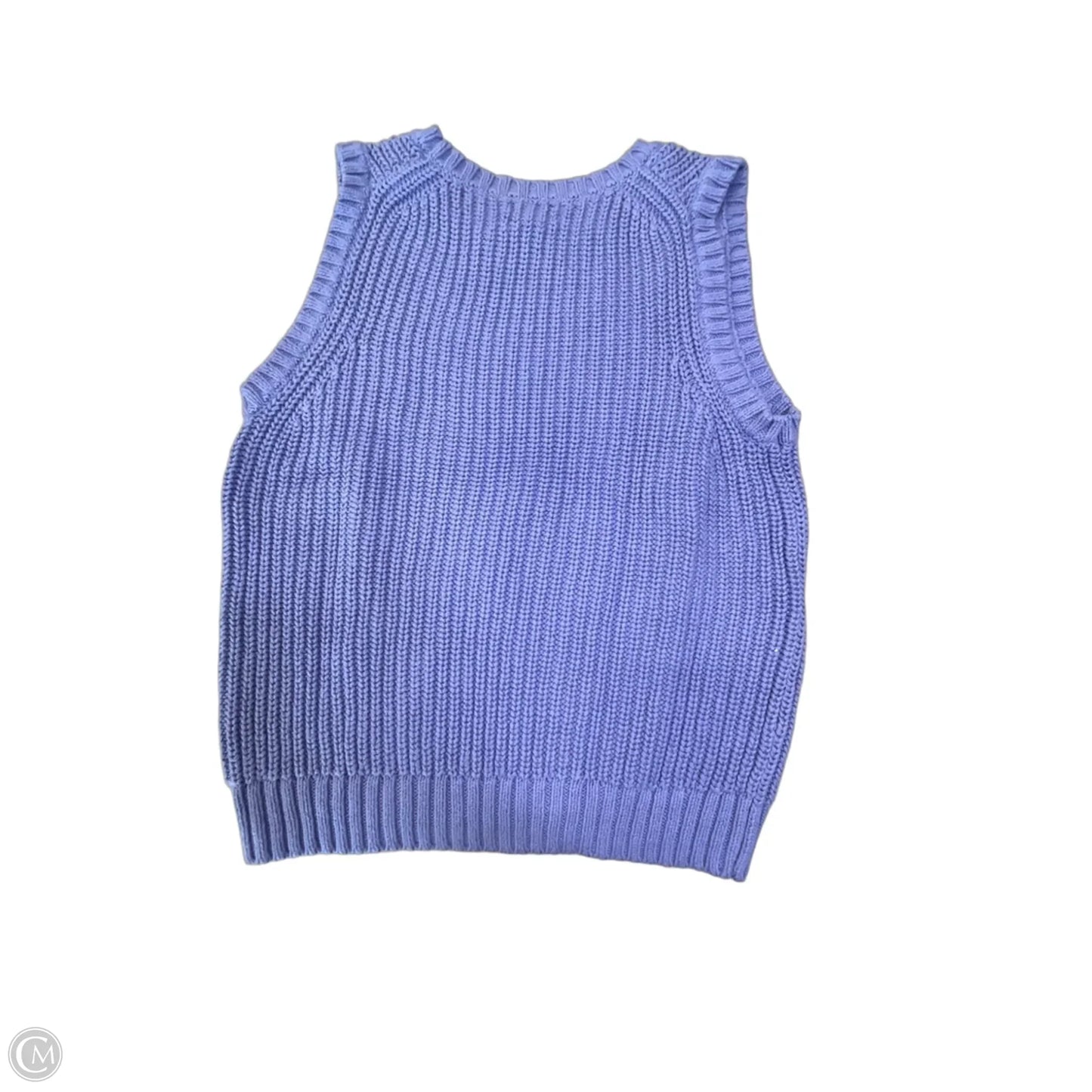 Vest Sweater By J. Crew In Blue, Size: Xs