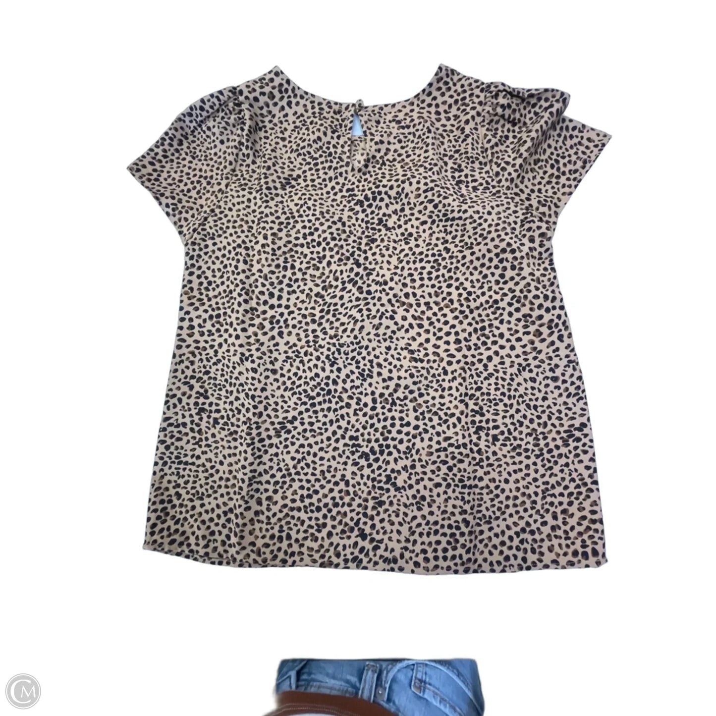 Blouse Sleeveless By J. Crew In Animal Print, Size: Xs