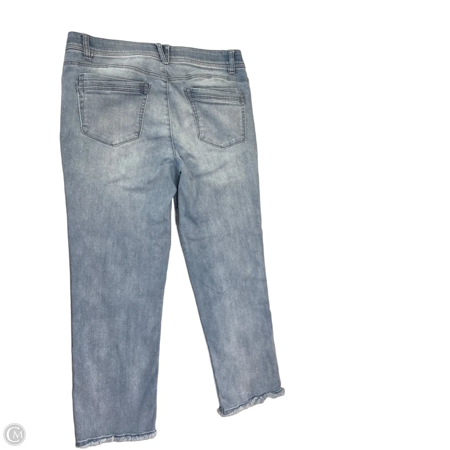 Jeans Straight By Democracy In Blue Denim, Size: 14
