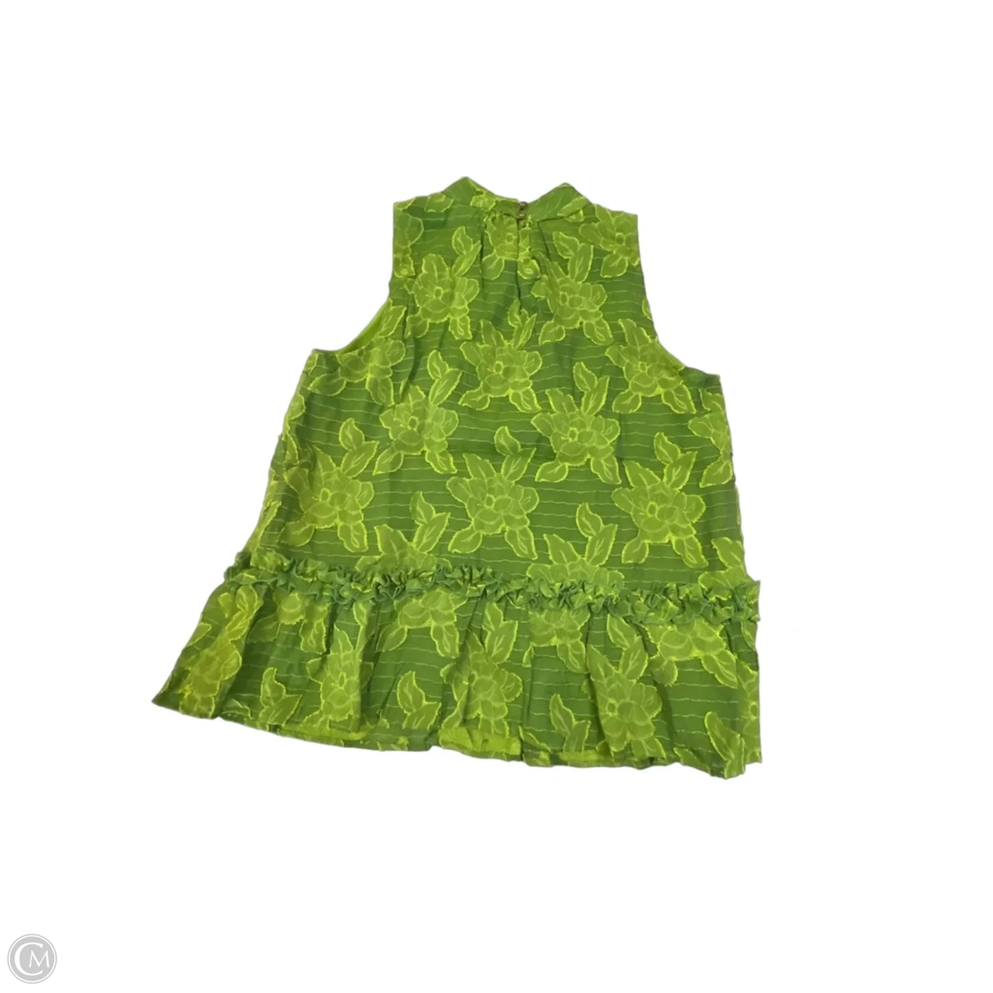Blouse Sleeveless By Maeve In Green, Size: S
