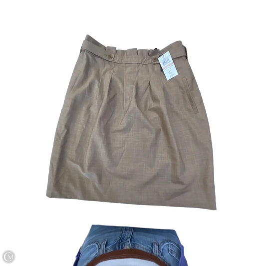 Skirt Mini & Short By Bcbgmaxazria In Tan, Size: L