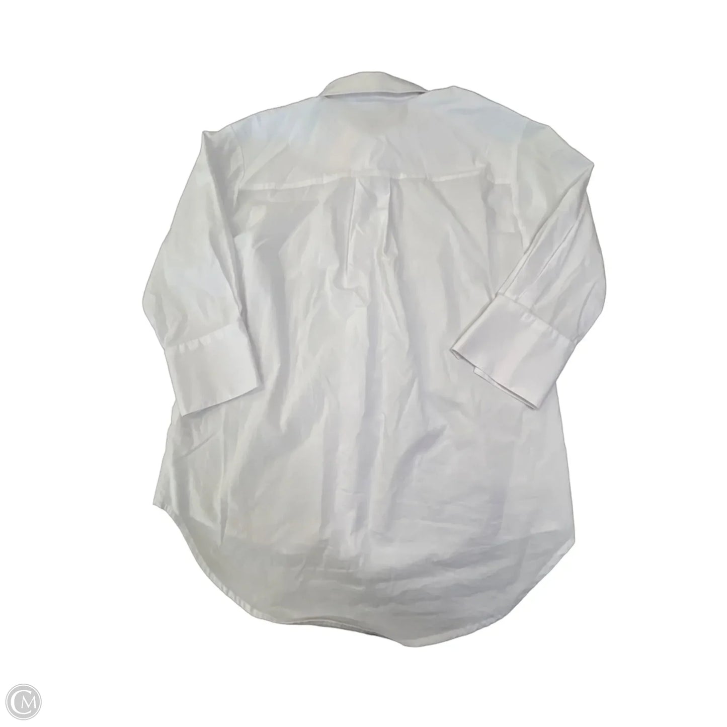Blouse 3/4 Sleeve By Liverpool In White, Size: Xs