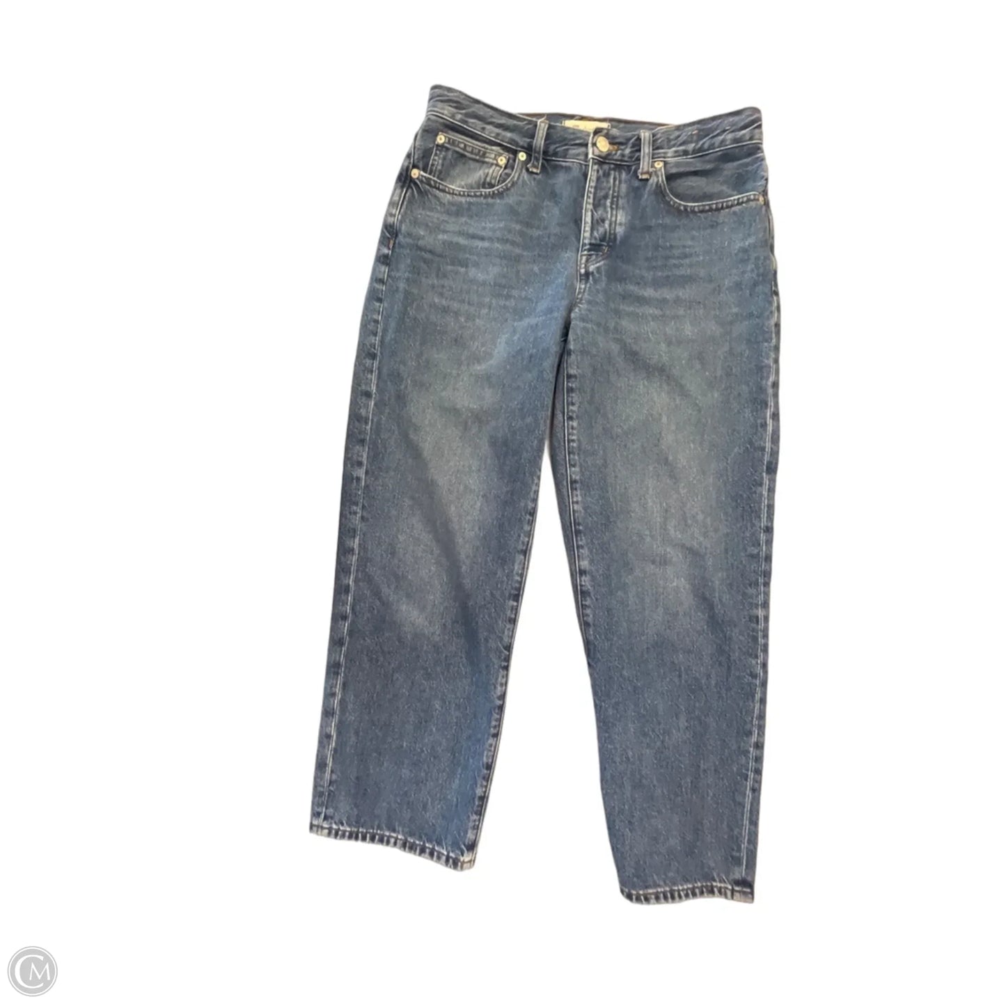 Jeans Straight By Madewell In Blue Denim, Size: 4p