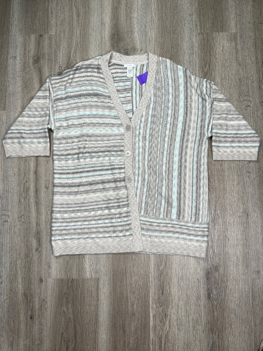 Striped Pattern Sweater Cardigan Pure Jill, Size S