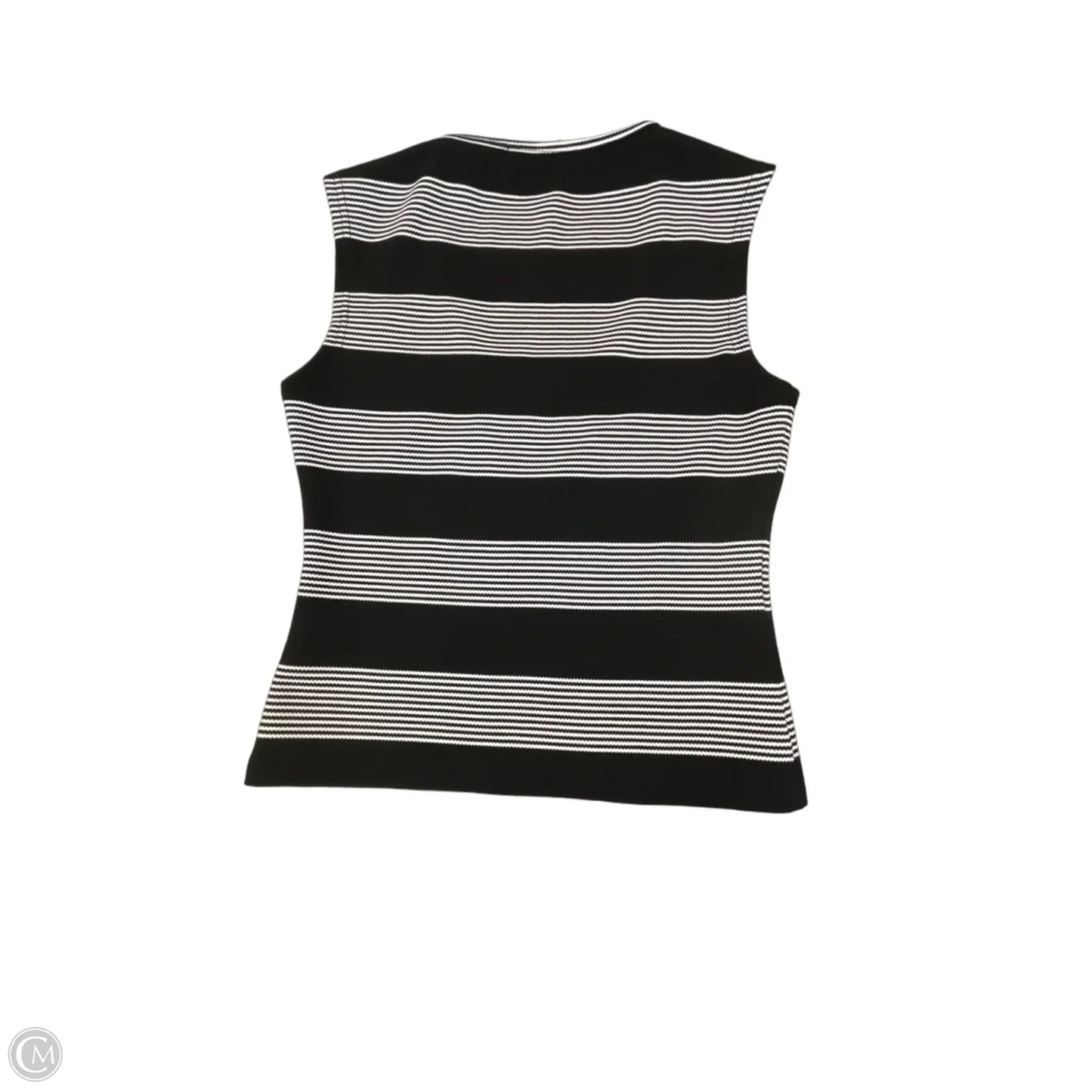 Top Sleeveless By Bishop + Young In Black & White, Size: Xs