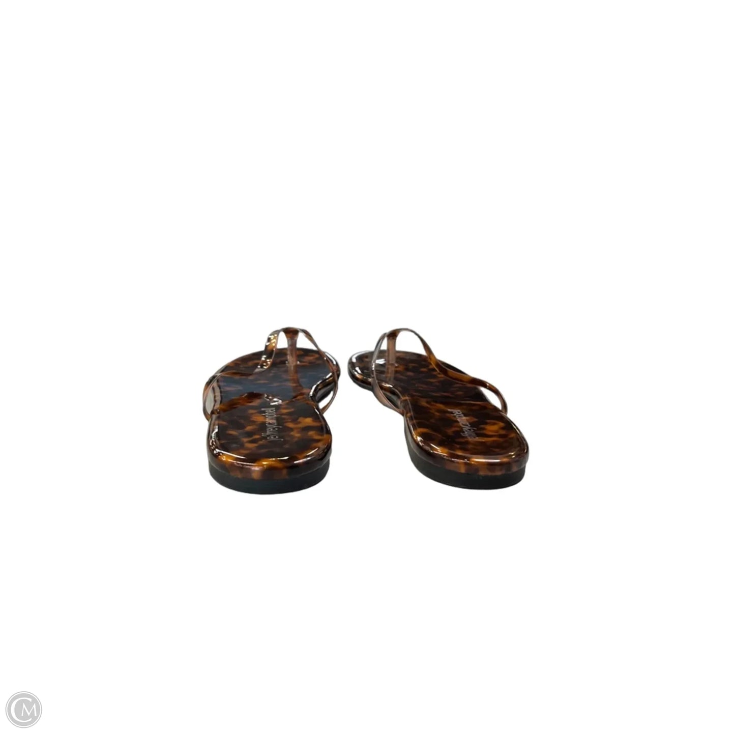 Sandals Flip Flops By Jeffrey Campbell In Tortoise Shell Print, Size: 7.5