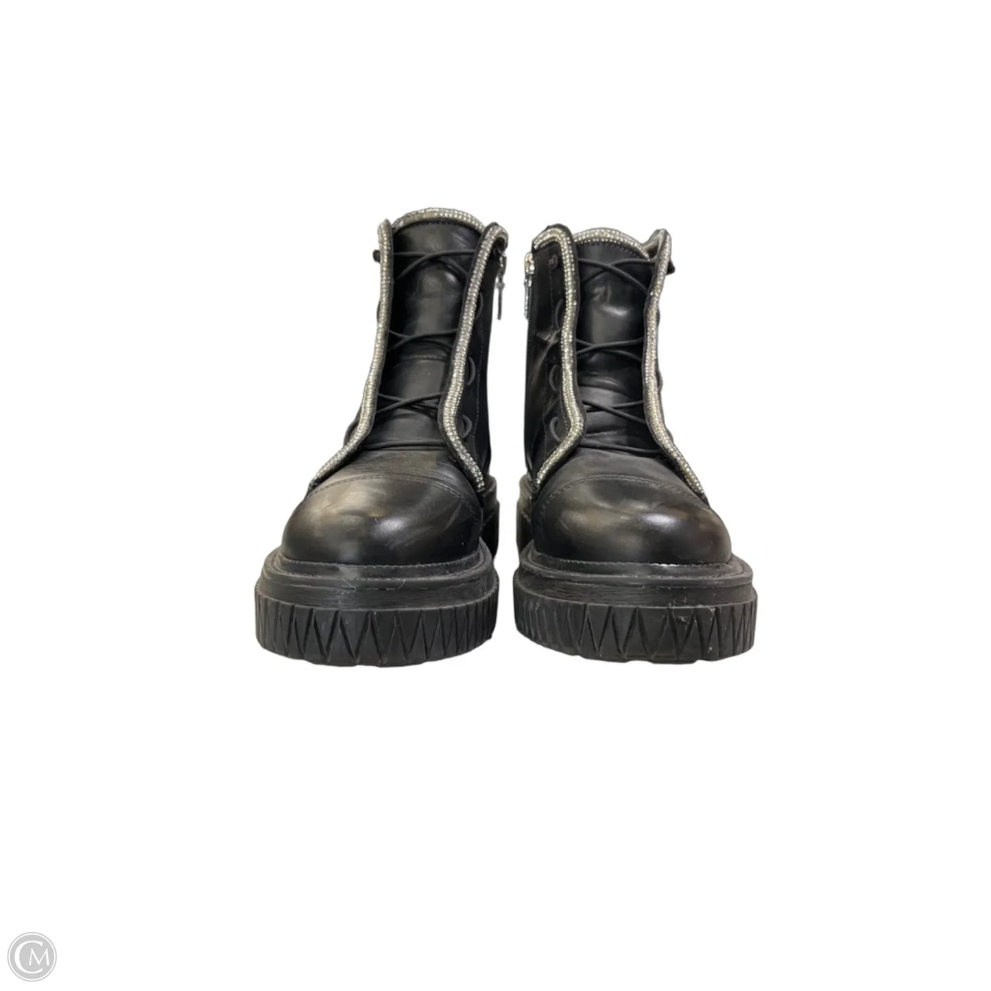 Boots Combat By Schutz In Black, Size: 9.5