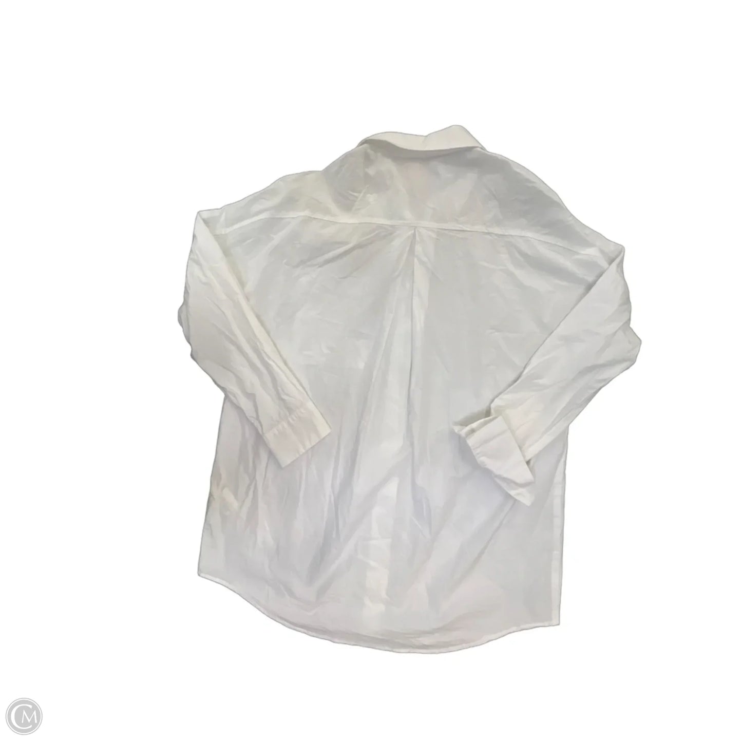 Blouse Long Sleeve By 12th Tribe In White, Size: S