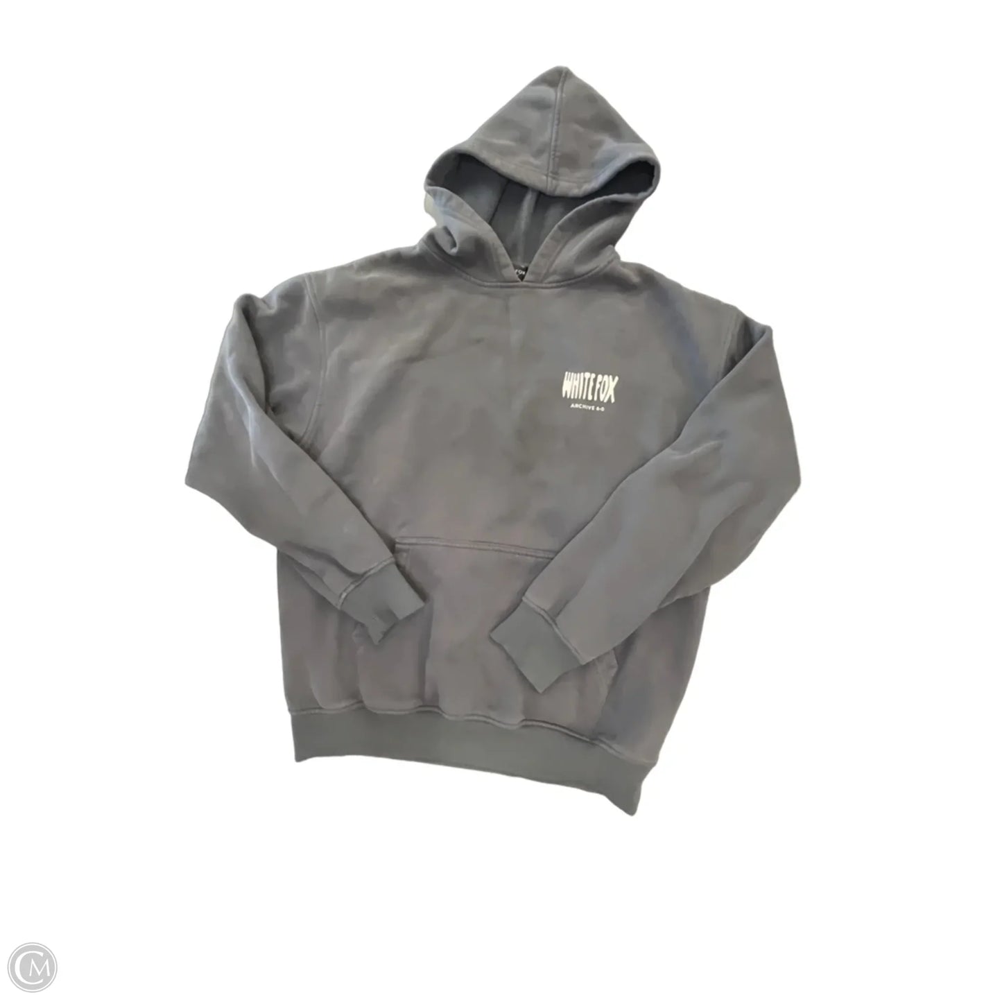 Sweatshirt Hoodie By White Fox In Grey, Size: S