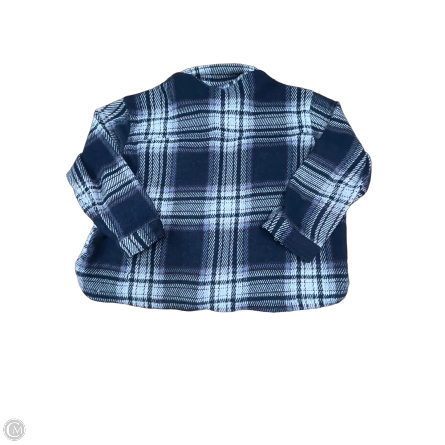 Jacket Shirt By Maurices In Blue, Size: 2x