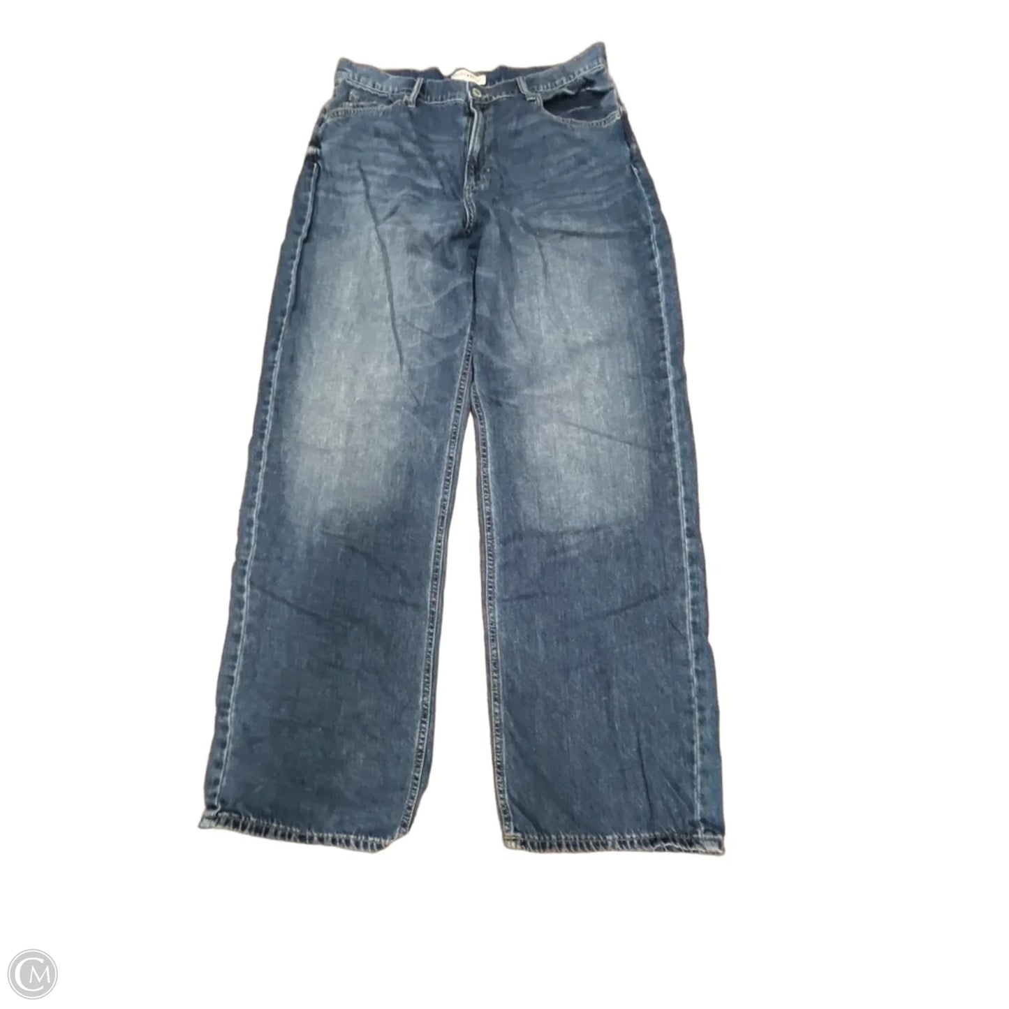 Jeans Wide Leg By Lucky Brand In Blue Denim, Size: 14