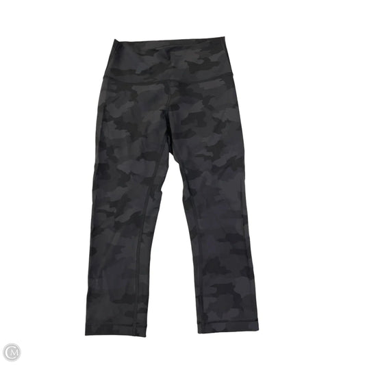 Athletic Leggings Capris By Lululemon In Camouflage Print, Size: S
