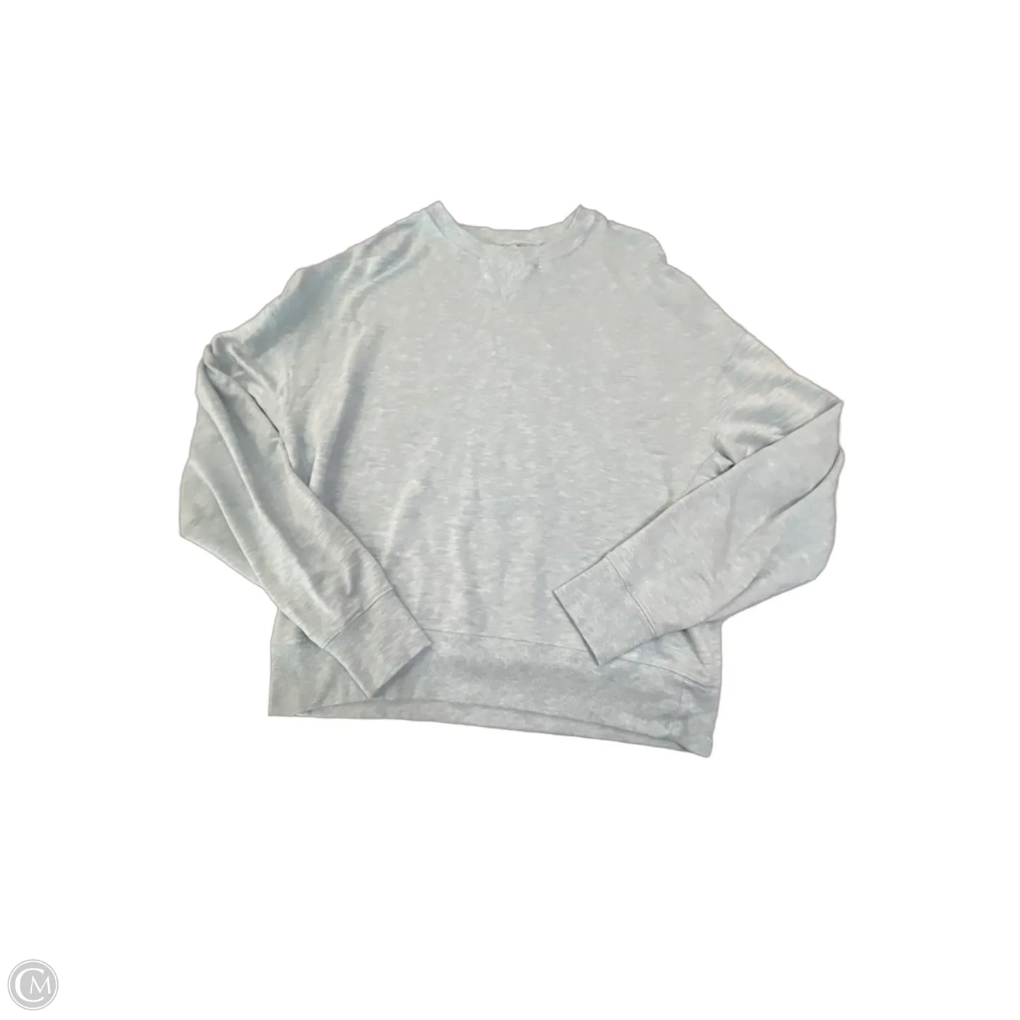 Athletic Top Long Sleeve Crewneck By Cma In Blue, Size: S