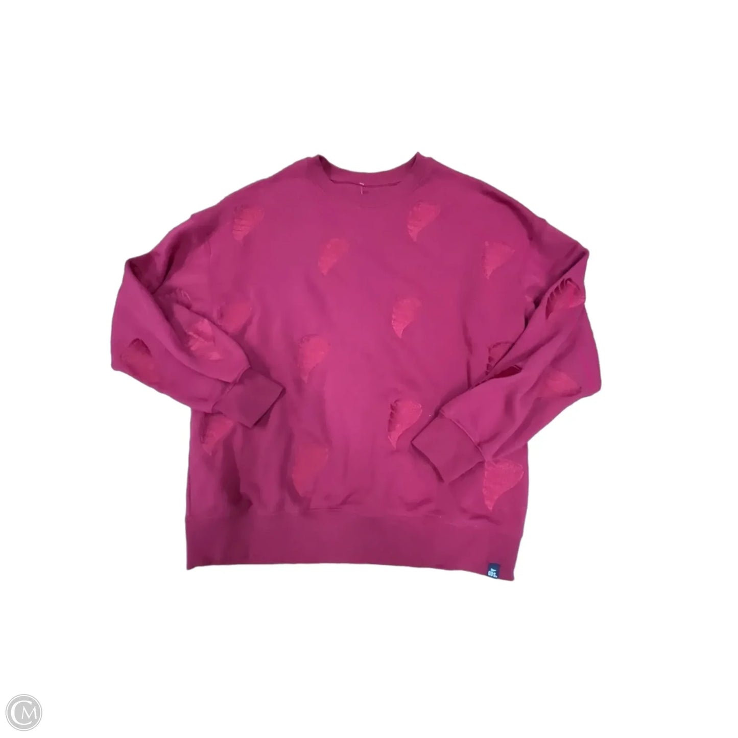 Athletic Sweatshirt Crewneck By Cmc In Red, Size: S