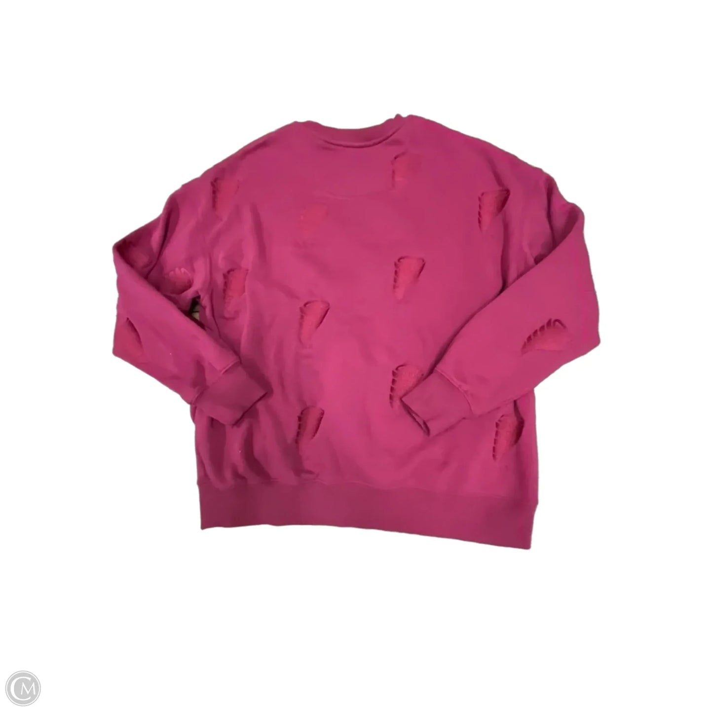 Athletic Sweatshirt Crewneck By Cmc In Red, Size: S