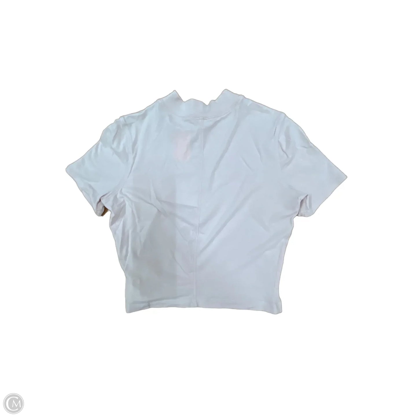 Athletic Top Short Sleeve By Lululemon In Pink, Size: S