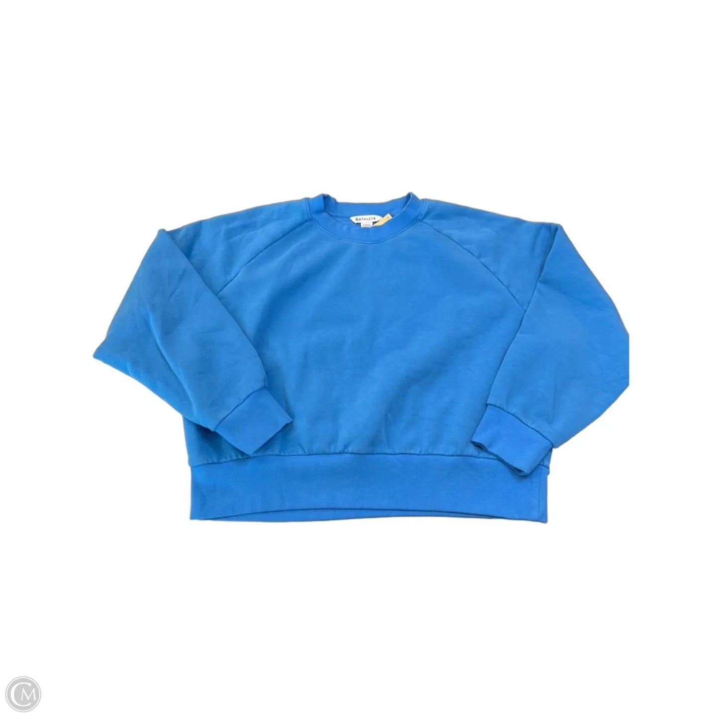 Athletic Sweatshirt Crewneck By Athleta In Blue, Size: L