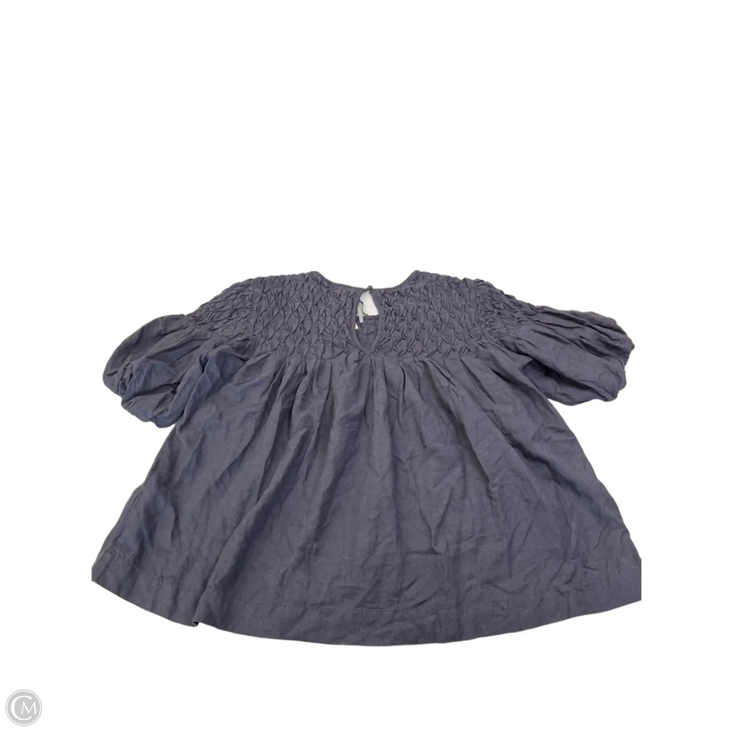 Top Short Sleeve By Anthropologie In Black, Size: M