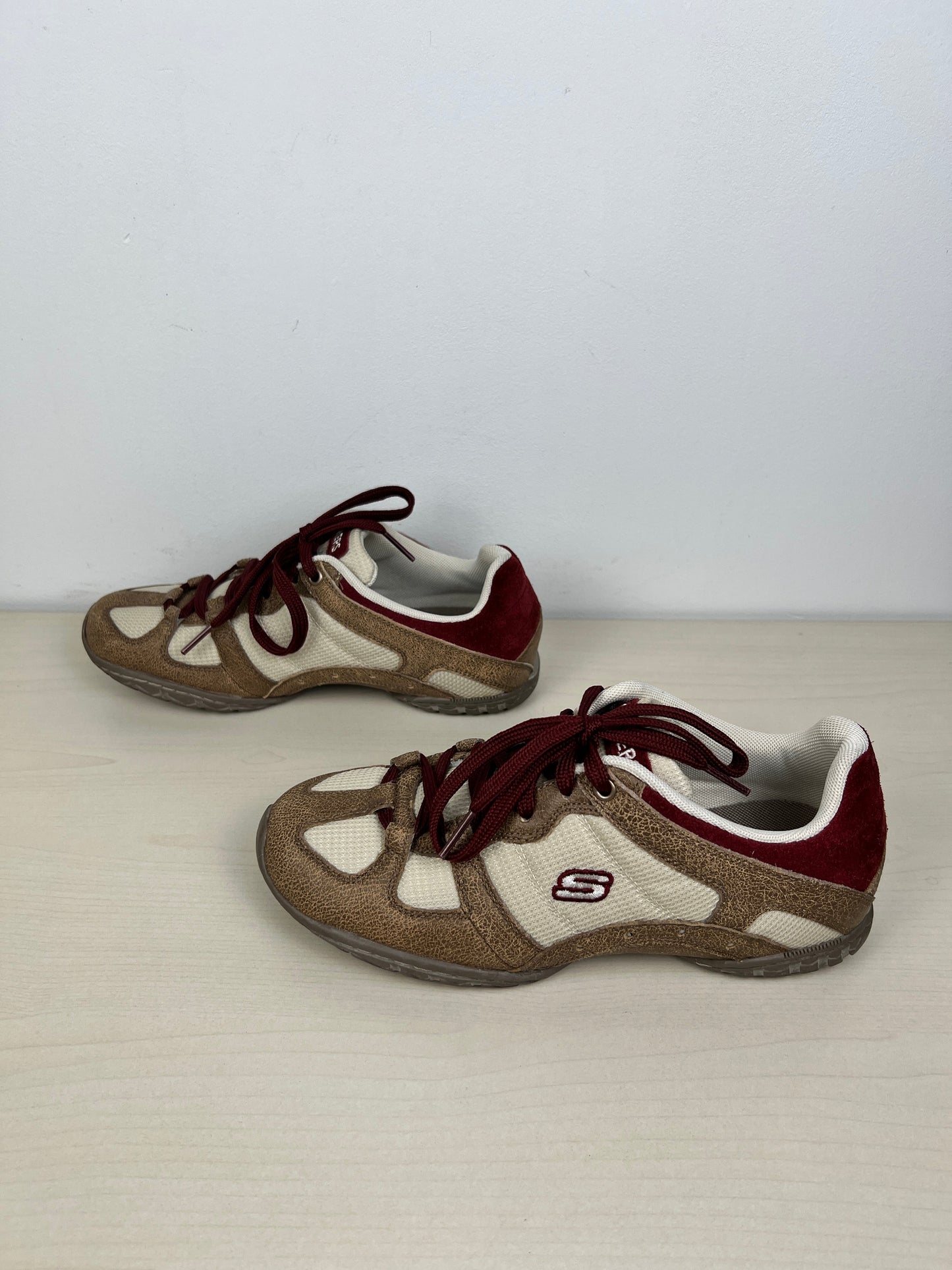 Brown Shoes Athletic Skechers, Size 6.5