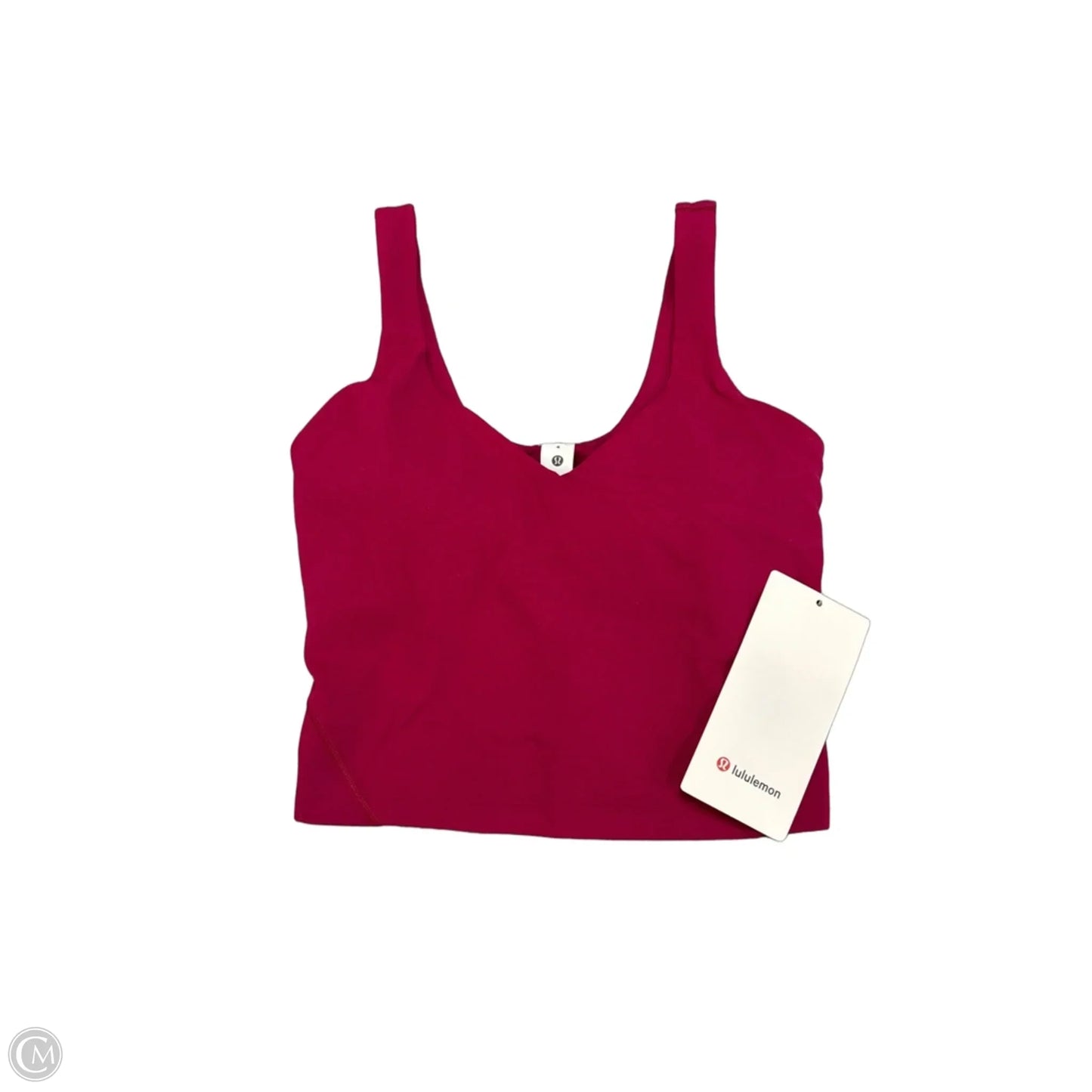 Athletic Bra By Lululemon In Maroon, Size: S