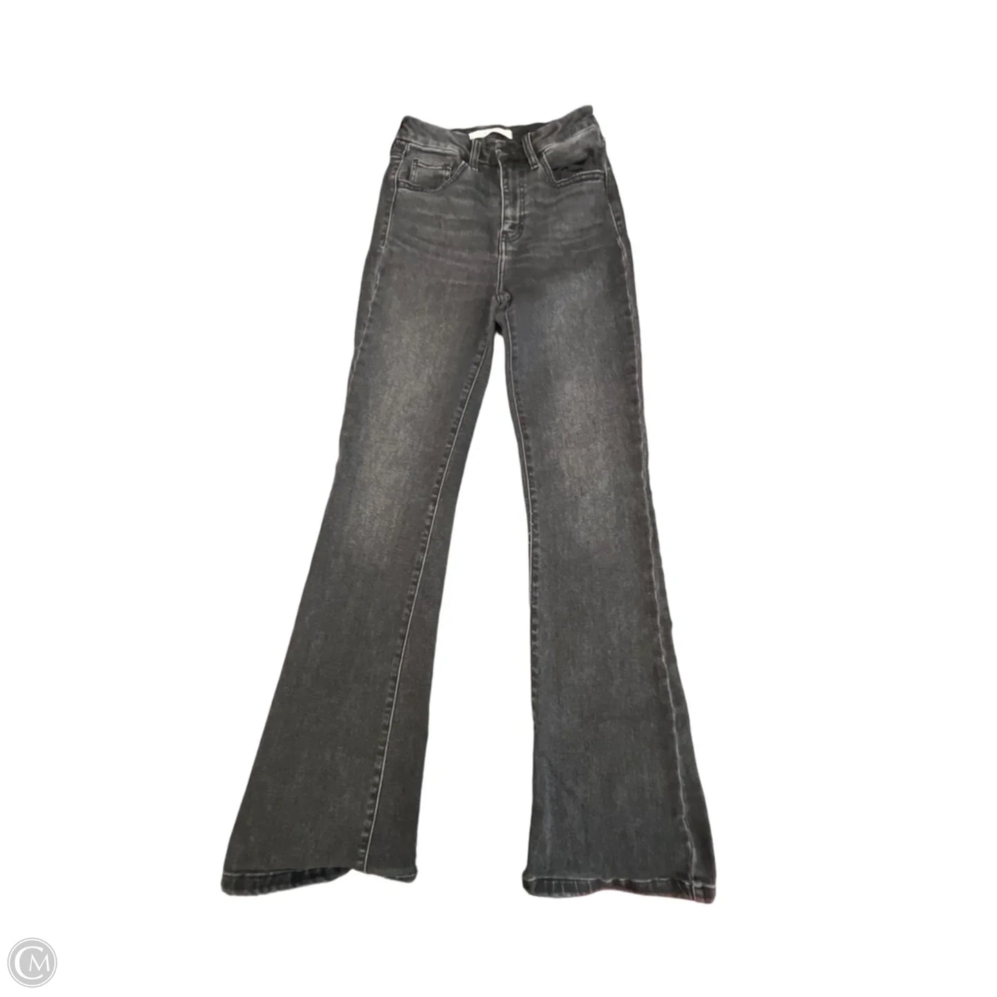 Jeans Flared By Eunina In Grey Denim, Size: 2