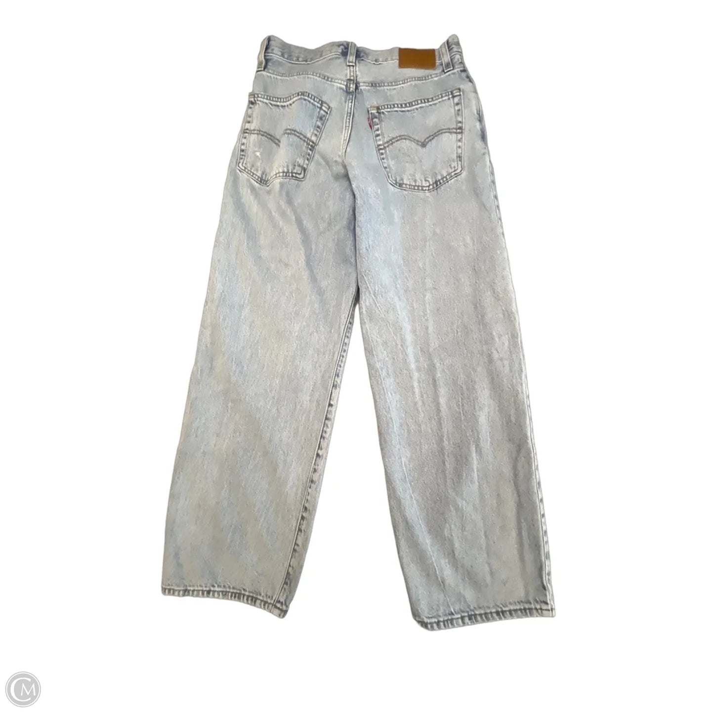 Jeans Wide Leg By Levis In Blue Denim, Size: 2