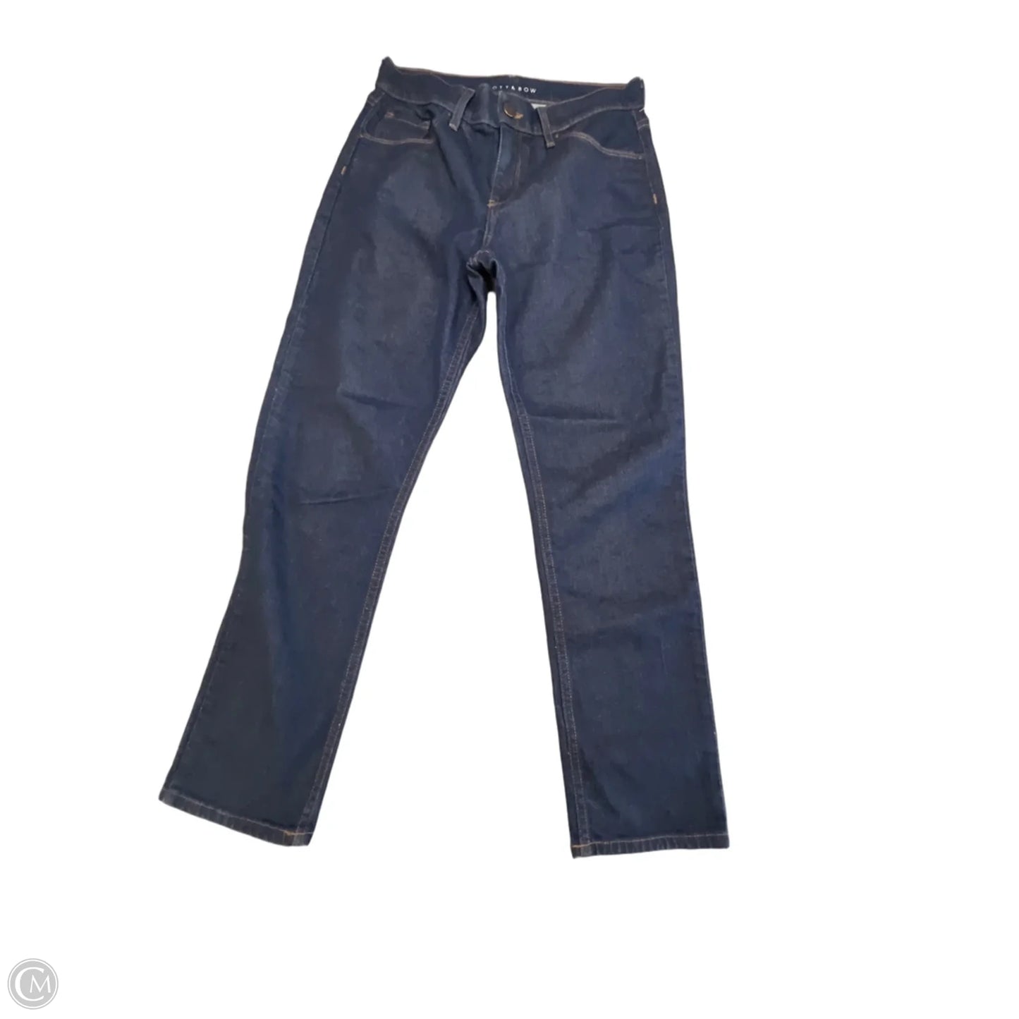 Jeans Straight By Clothes Mentor In Blue Denim, Size: 8