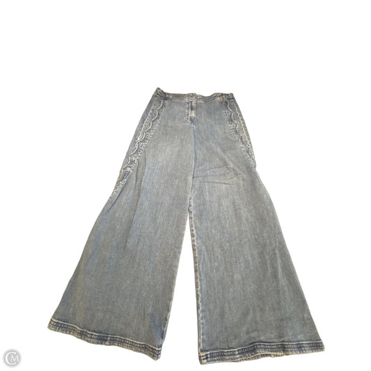Jeans Wide Leg By Maeve In Blue Denim, Size: 14