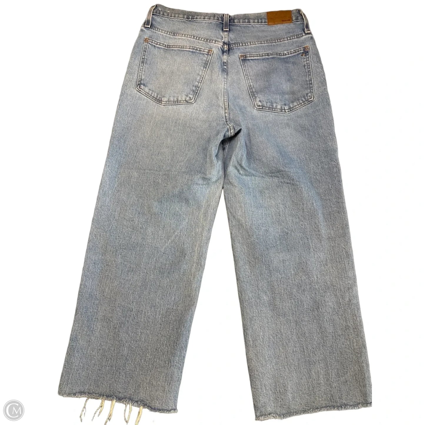 Jeans Wide Leg By Madewell In Blue Denim, Size: 12