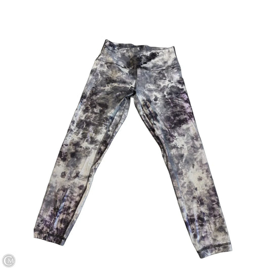 Athletic Leggings By Lululemon In Silver, Size: M