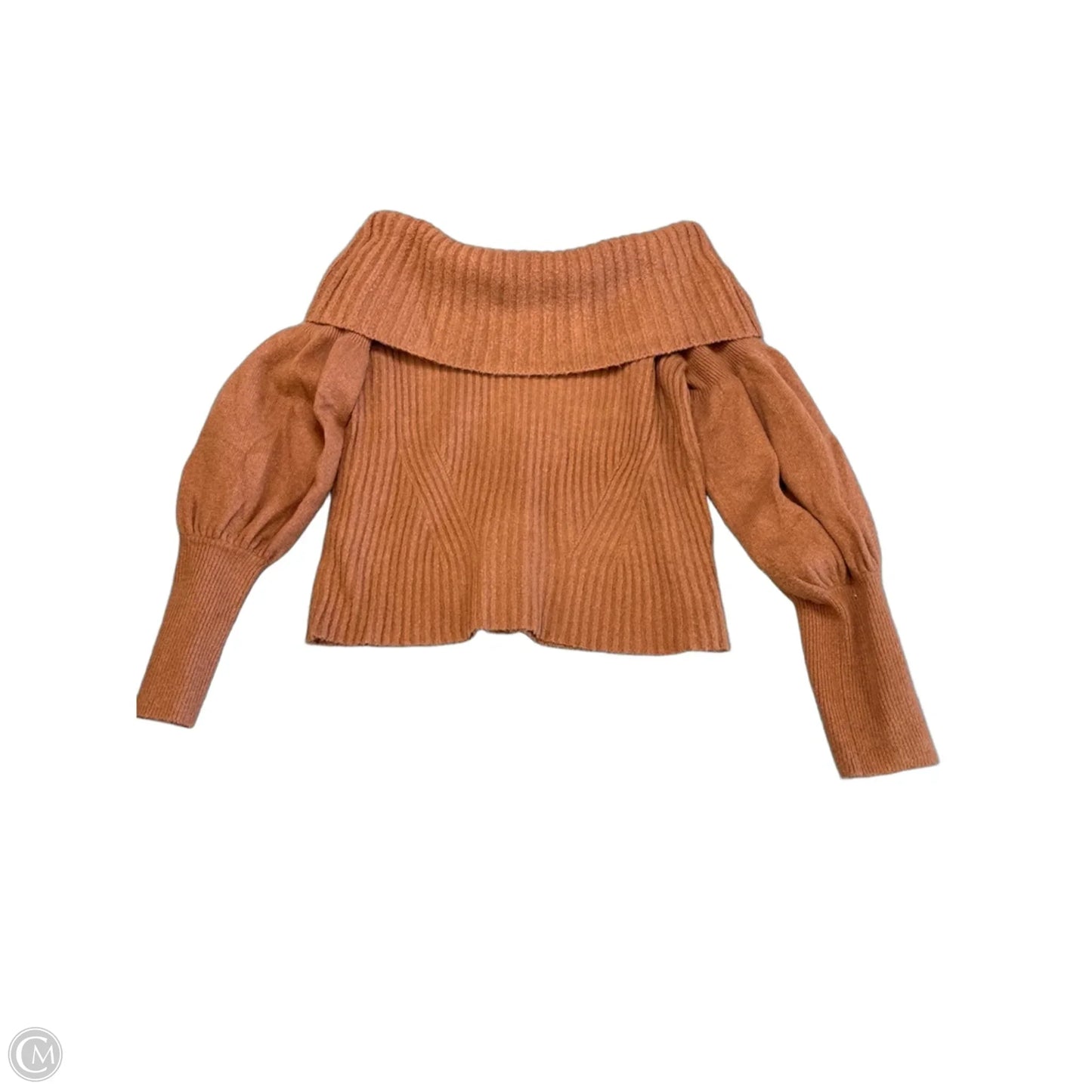 Sweater By Anthropologie In Orange, Size: Xl