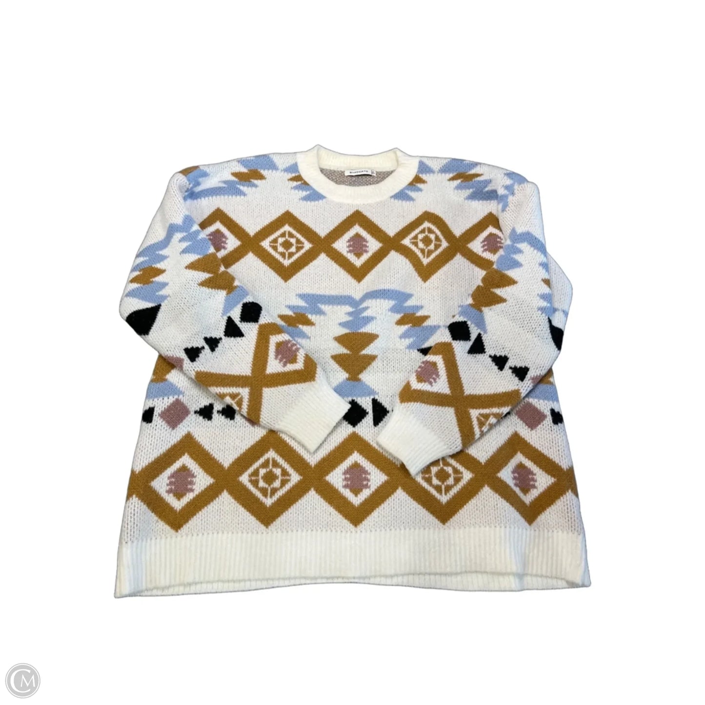 Sweater By Staccato In White, Size: L