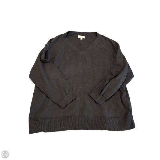 Top Long Sleeve By Lucky Brand In Black, Size: Xl