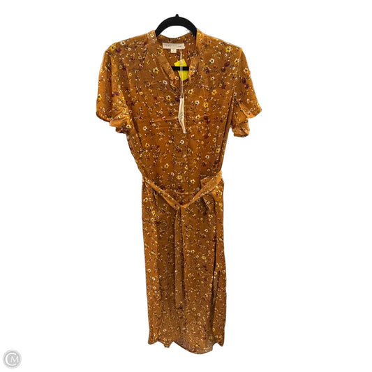 Dress Casual Midi By Lovestitch In Brown, Size: L