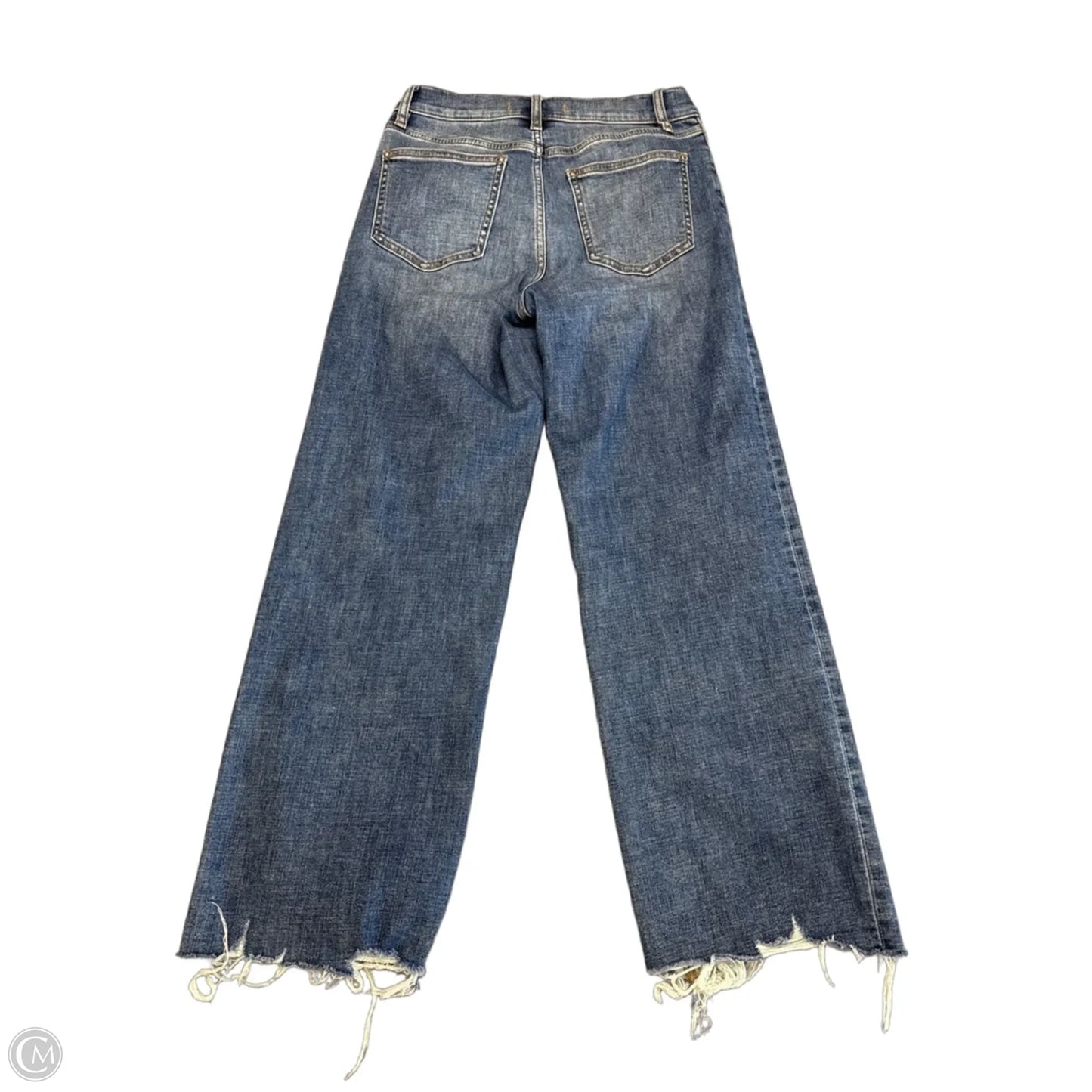 Jeans Straight By Eunina In Blue Denim, Size: 4