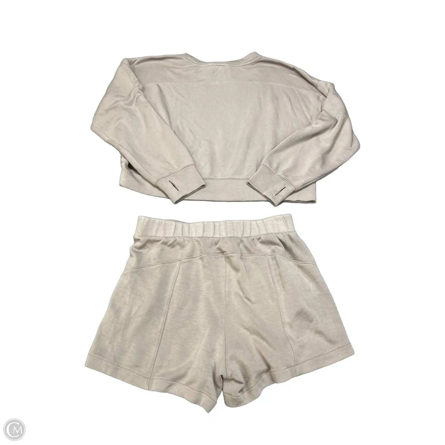 Shorts Set By Danskin In Beige, Size: M