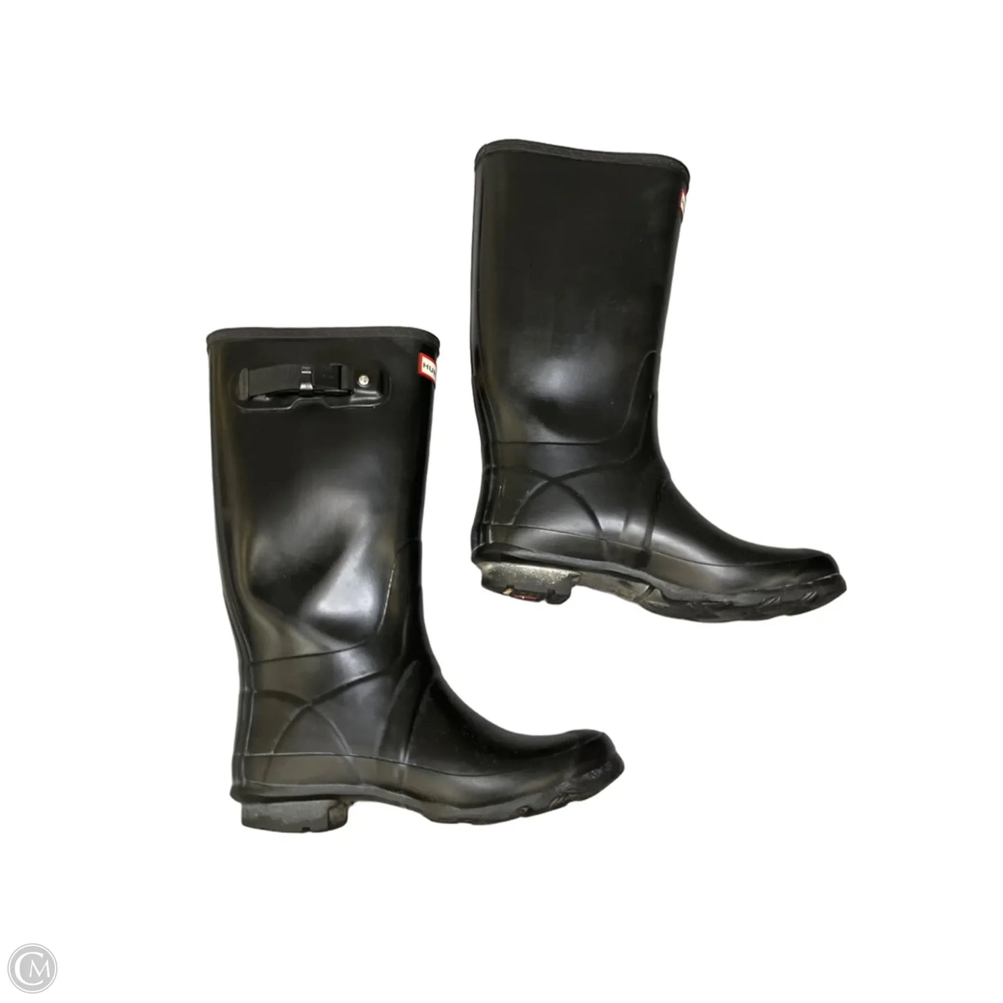 Boots Designer By Hunter In Black, Size: 8