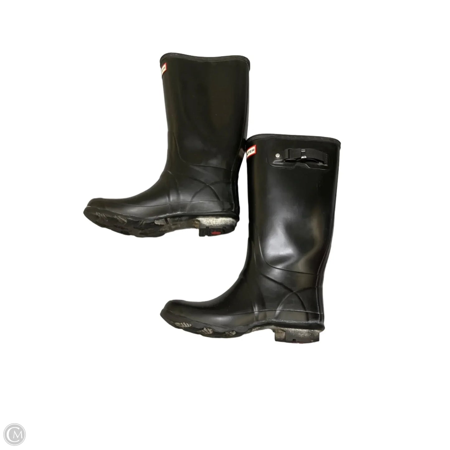 Boots Designer By Hunter In Black, Size: 8