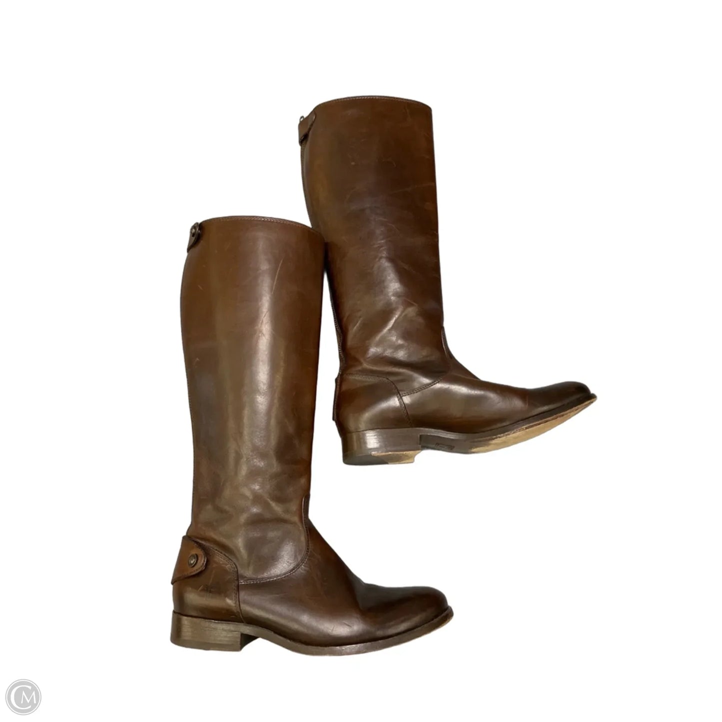 Boots Designer By Frye In Brown, Size: 6.5