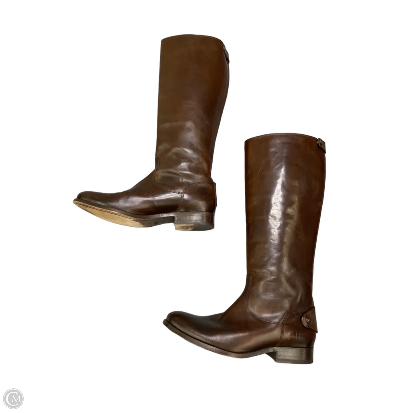 Boots Designer By Frye In Brown, Size: 6.5